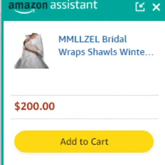 Petite Bridal Cape - Picture 7 of 7